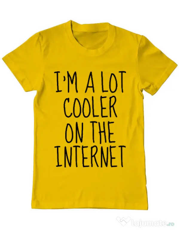 Tricou ADLER barbat Cooler on the internet Galben