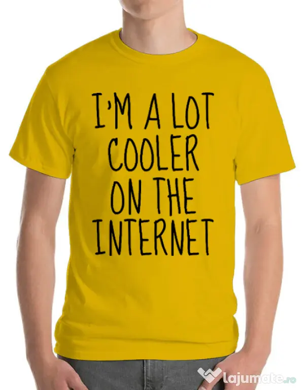 Tricou ADLER barbat Cooler on the internet Galben