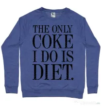 Bluza ADLER barbat Diet coke Albastru melanj