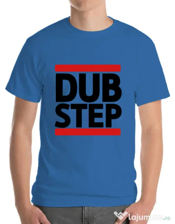 Tricou ADLER barbat Dubstep Albastru azuriu