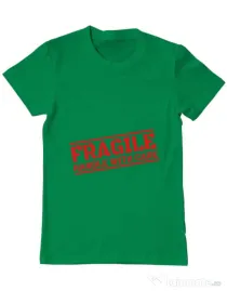 Tricou ADLER barbat Fragile Verde mediu