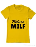 Tricou ADLER barbat Future Milf Galben