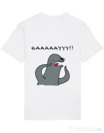 Tricou STANLEY STELLA barbat Funny seal Alb