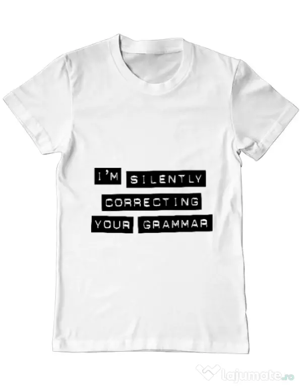 Tricou ADLER barbat Grammar nazi Alb