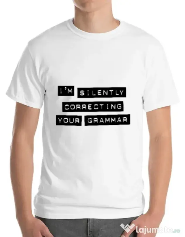 Tricou ADLER barbat Grammar nazi Alb