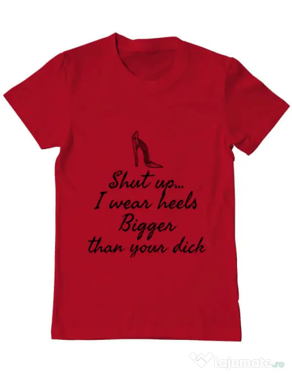 Tricou ADLER barbat High heels Rosu