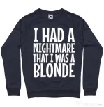 Bluza ADLER barbat I had a nightmare Blonde Denim inchis