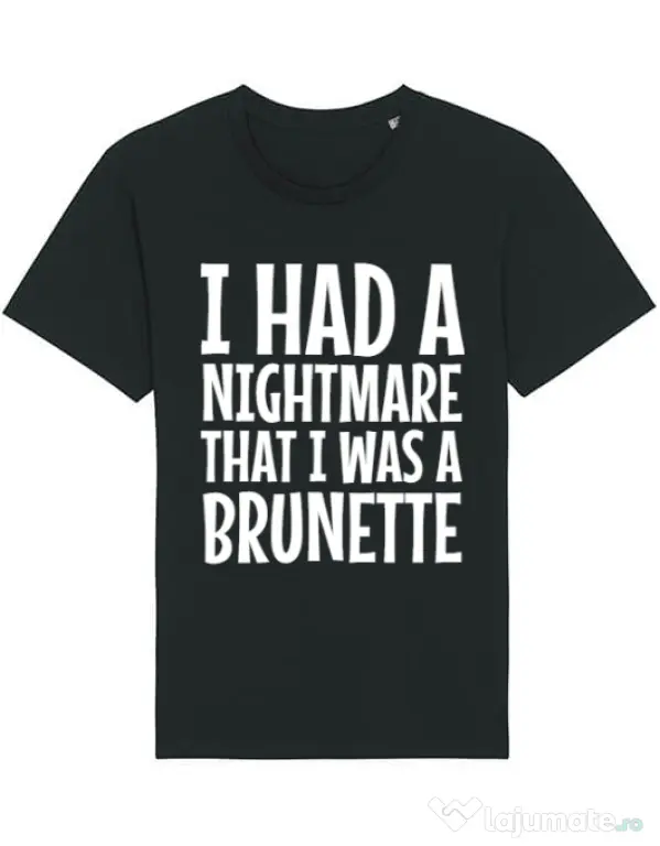 Tricou STANLEY STELLA barbat I had a nightmare Brunette Negru