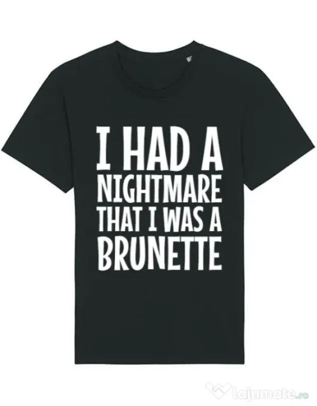 Tricou STANLEY STELLA barbat I had a nightmare Brunette Negru