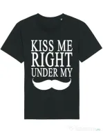 Tricou STANLEY STELLA barbat Kiss me right under Negru