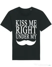 Tricou STANLEY STELLA barbat Kiss me right under Negru