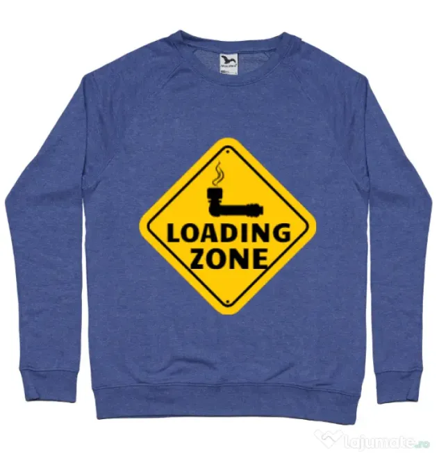 Bluza ADLER barbat Loading zone Albastru melanj