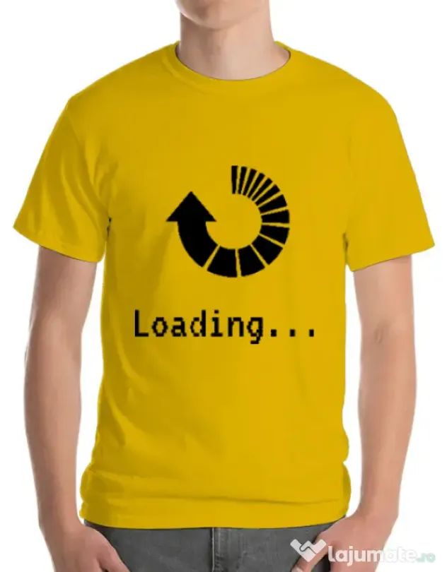 Tricou ADLER barbat Loading Galben