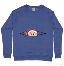 Bluza ADLER barbat Peek a boo winter Albastru melanj