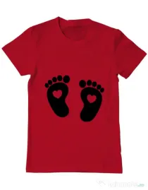 Tricou ADLER barbat Picioruse Rosu