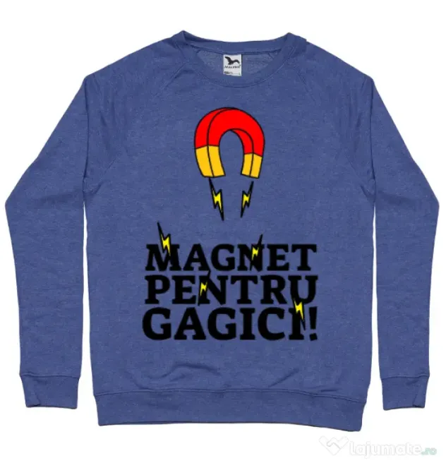 Bluza ADLER barbat Magnet pentru gagici Albastru melanj