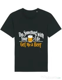 Tricou STANLEY STELLA barbat Get me a beer Negru