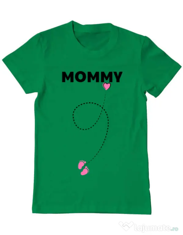 Tricou ADLER barbat Mommy Verde mediu