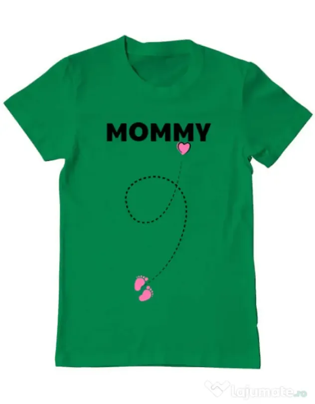 Tricou ADLER barbat Mommy Verde mediu