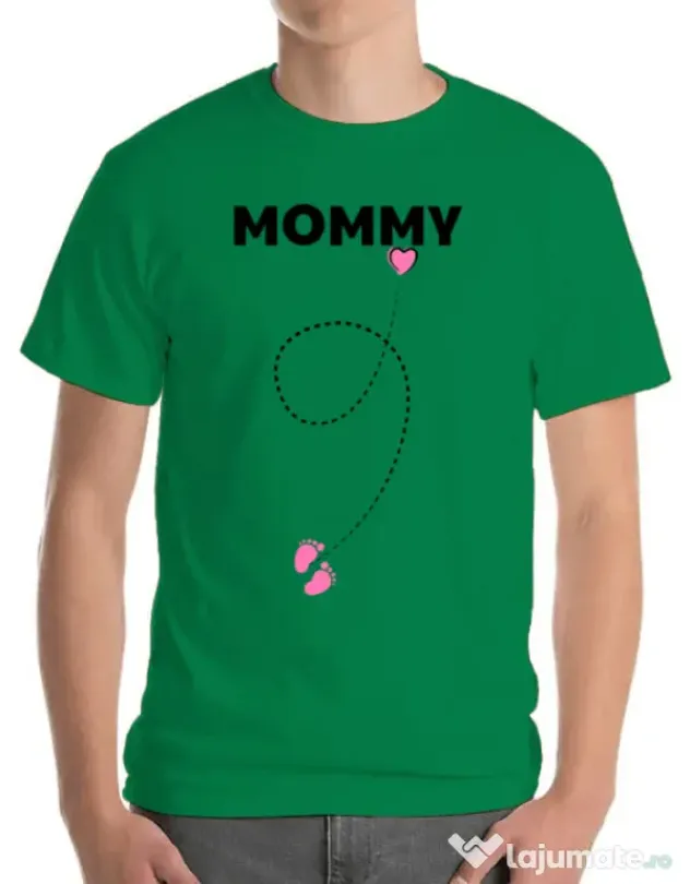 Tricou ADLER barbat Mommy Verde mediu