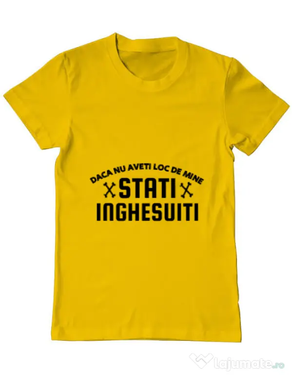 Tricou ADLER barbat Stati inghesuiti Galben