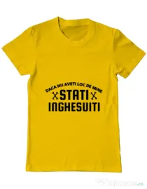 Tricou ADLER barbat Stati inghesuiti Galben