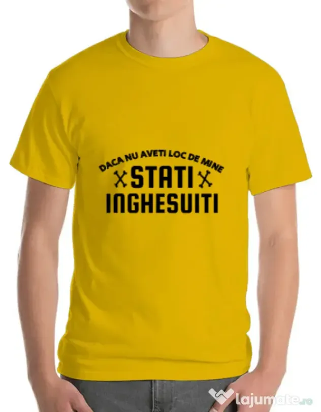Tricou ADLER barbat Stati inghesuiti Galben