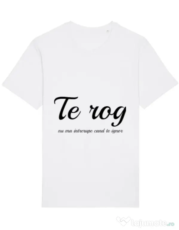 Tricou STANLEY STELLA barbat Nu ma intrerupe Alb