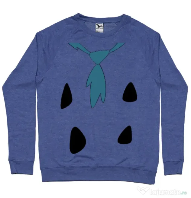 Bluza ADLER barbat Flinstone costume Albastru melanj