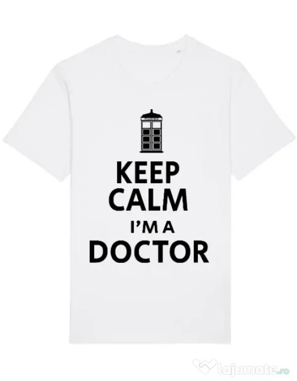 Tricou STANLEY STELLA barbat I'm a doctor Alb