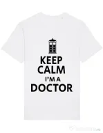 Tricou STANLEY STELLA barbat I'm a doctor Alb