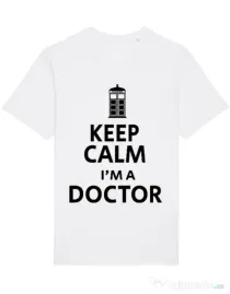 Tricou STANLEY STELLA barbat I'm a doctor Alb