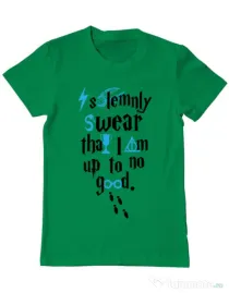 Tricou ADLER barbat Up to no good Verde mediu