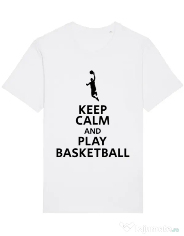 Tricou STANLEY STELLA barbat Play basketball Alb
