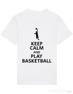 Tricou STANLEY STELLA barbat Play basketball Alb