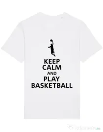 Tricou STANLEY STELLA barbat Play basketball Alb