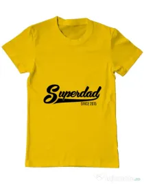 Tricou ADLER barbat Superdad Galben