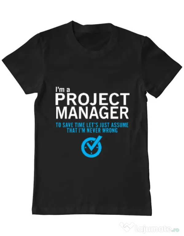 Tricou ADLER barbat Project manager Negru