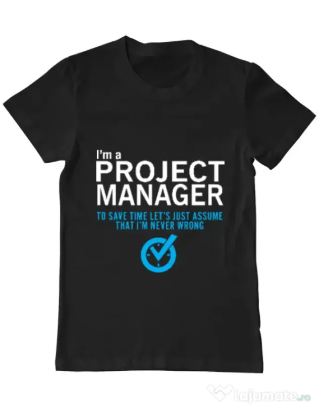 Tricou ADLER barbat Project manager Negru