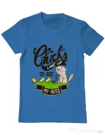 Tricou ADLER barbat See my nuts Albastru azuriu