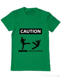 Tricou ADLER barbat This is Sparta Verde mediu