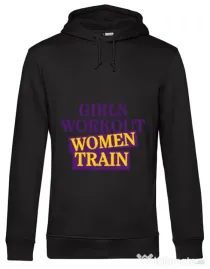 Hoodie barbat cu gluga Women train Negru