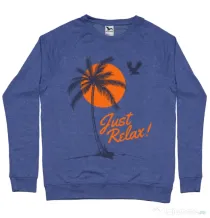 Bluza ADLER barbat Just relax Albastru melanj