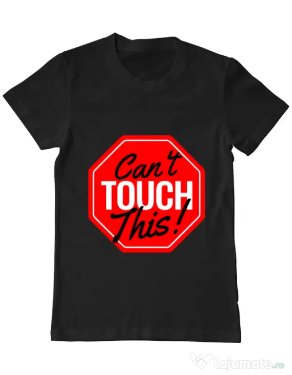 Tricou ADLER barbat Can’t touch this Negru
