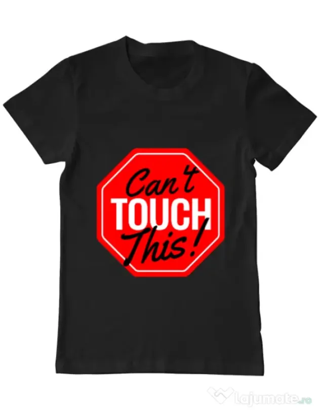 Tricou ADLER barbat Can’t touch this Negru