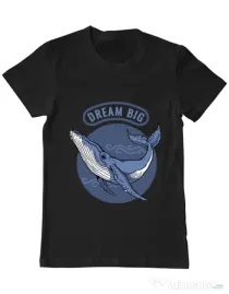 Tricou ADLER barbat Dream big Negru