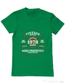Tricou ADLER barbat Vintage since Verde mediu