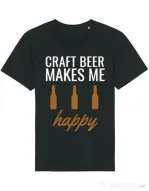 Tricou STANLEY STELLA barbat Craft beer Negru