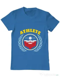 Tricou ADLER barbat Athlete Albastru azuriu