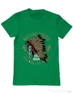 Tricou ADLER barbat Native pride Verde mediu